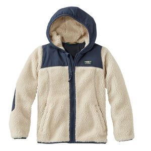 L.L. Bean Kids’ Sherpa Fleece Hooded jacket